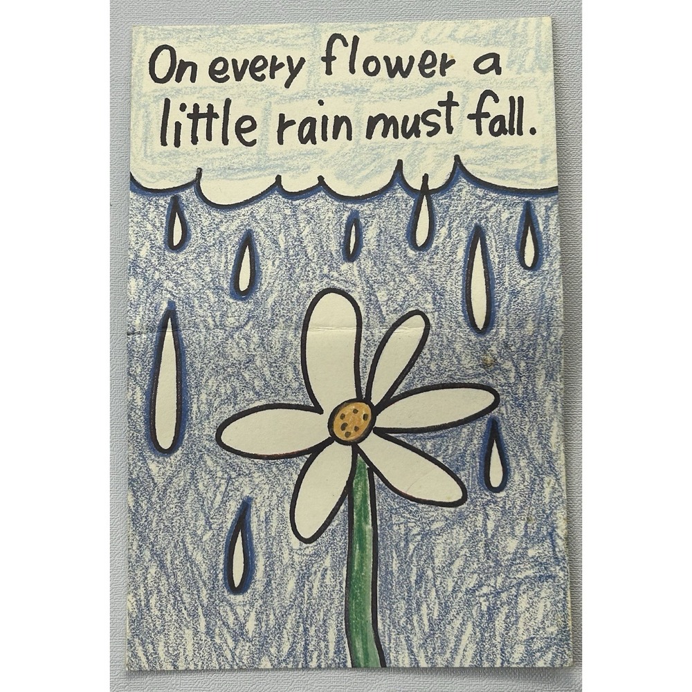 Y2K Funny Encouragement Card Cow Flower Humor American Greetings